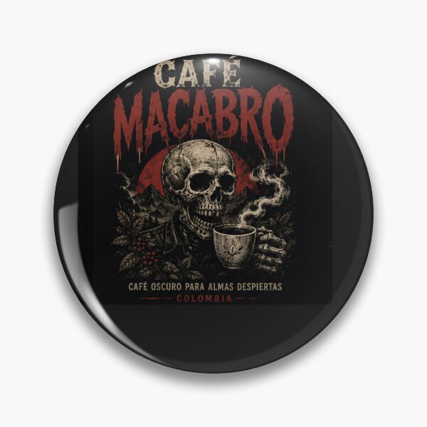 Item preview, Macabre Coffee Skull designed and sold by Leogonk.