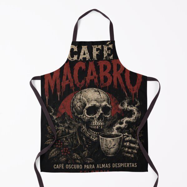 Item preview, Macabre Coffee Skull designed and sold by Leogonk.