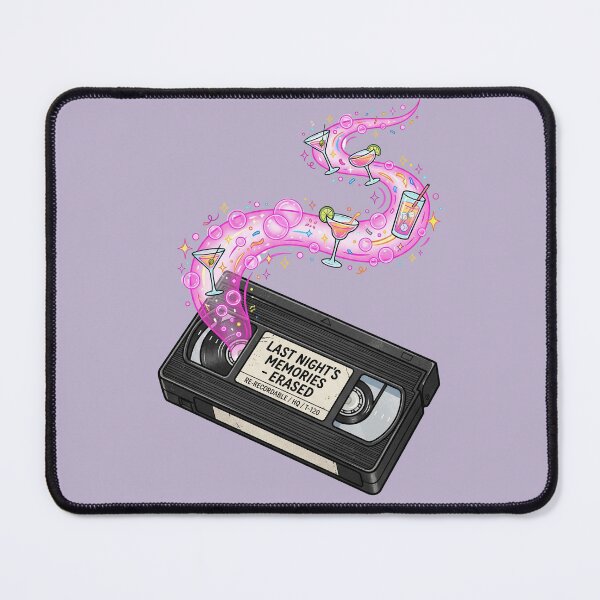 Item preview, Funny Retro VHS Last Nights Memories Erased Party designed and sold by RetroRewind Studio.