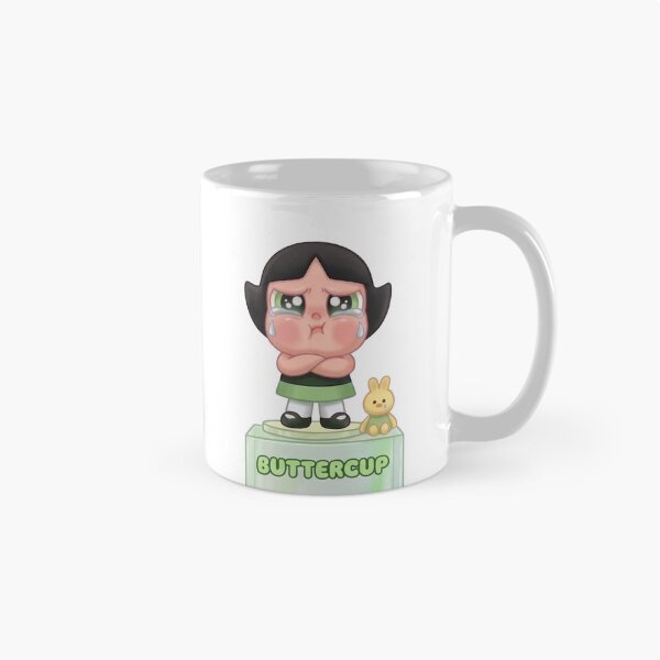Item preview, buttercup powerpuff girl crybaby figurine art designed and sold by MoTaraDesigns.