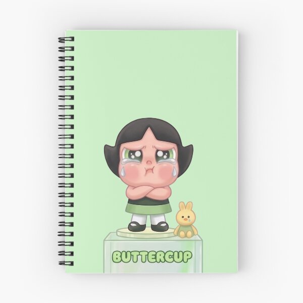 Item preview, buttercup powerpuff girl crybaby figurine art designed and sold by MoTaraDesigns.