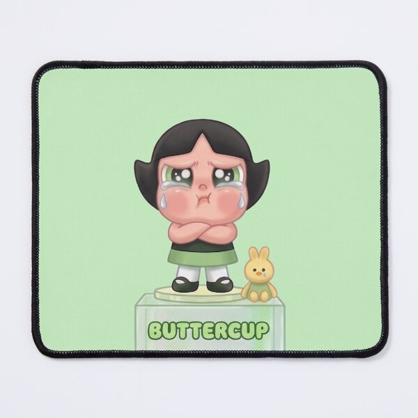 Item preview, buttercup powerpuff girl crybaby figurine art designed and sold by MoTaraDesigns.