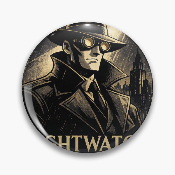Item preview, Nightwatch Dark City Detective Film Noir Poster designed and sold by TheKaiZenNi.