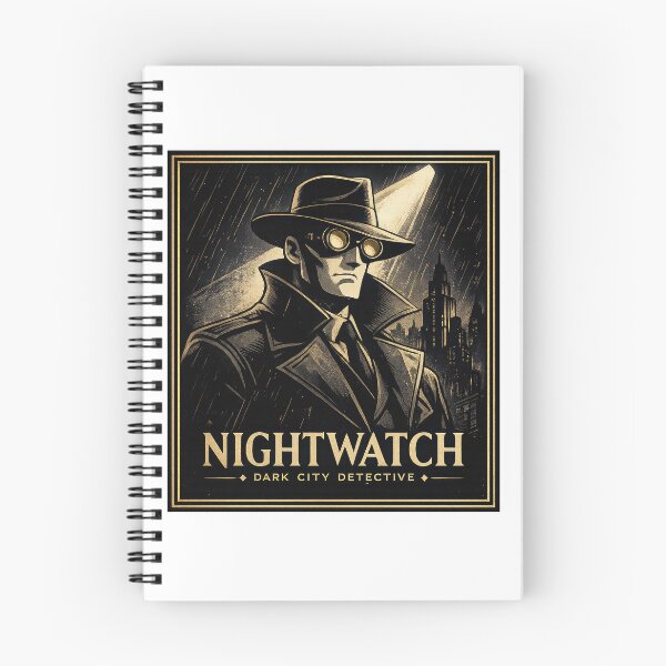 Item preview, Nightwatch Dark City Detective Film Noir Poster designed and sold by TheKaiZenNi.