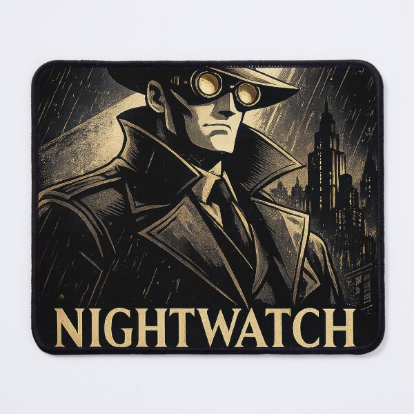 Item preview, Nightwatch Dark City Detective Film Noir Poster designed and sold by TheKaiZenNi.
