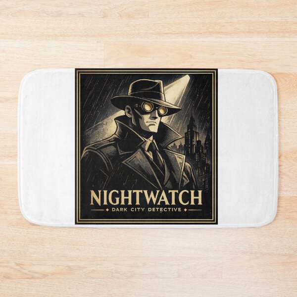Item preview, Nightwatch Dark City Detective Film Noir Poster designed and sold by TheKaiZenNi.