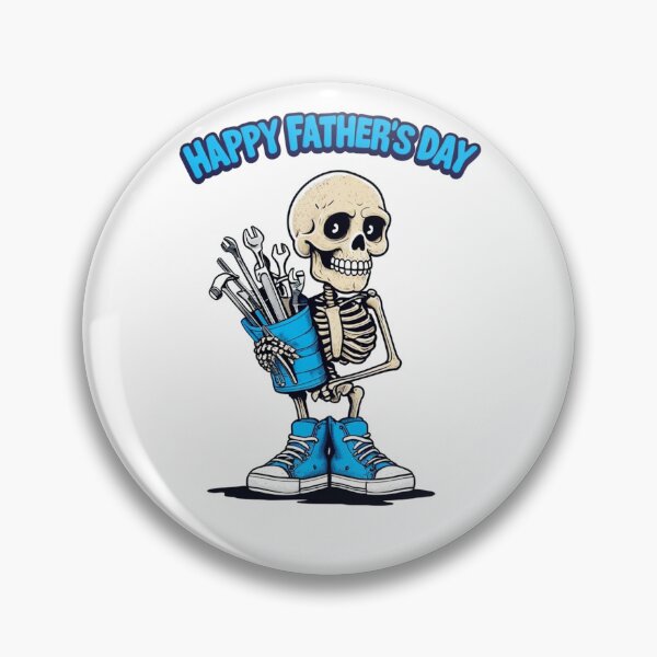 Item preview, Happy Father’s Day Skeleton Mechanic designed and sold by ProWander1.