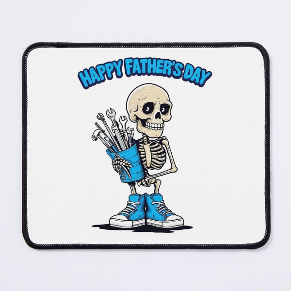 Item preview, Happy Father’s Day Skeleton Mechanic designed and sold by ProWander1.