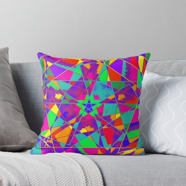 Item preview, Rainbow Colored Star Pattern Op Art designed and sold by RAHKELROYSUM.