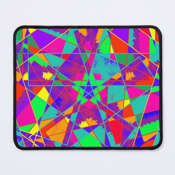 Item preview, Rainbow Colored Star Pattern Op Art designed and sold by RAHKELROYSUM.
