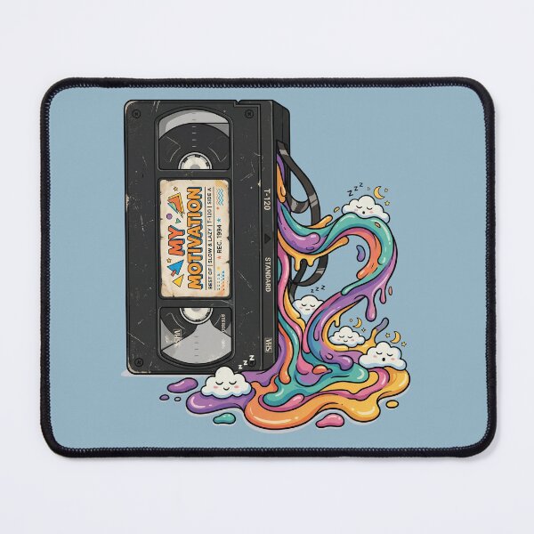 Item preview, Vintage VHS Tape My Motivation Melting Retro Cassette designed and sold by RetroRewind Studio.