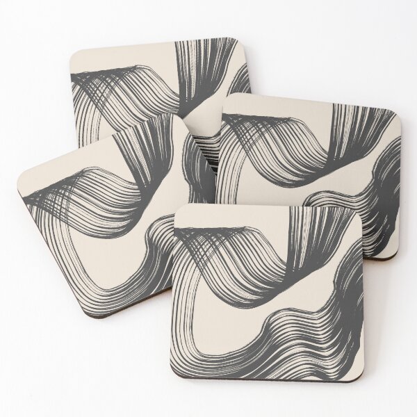 Item preview, Neutral Modern Abstract Line Art designed and sold by NicoleYoungStudio.