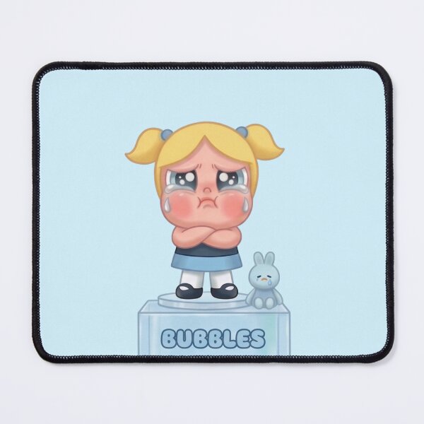 Item preview, bubbles powerpuff girl crybaby figurine art designed and sold by MoTaraDesigns.