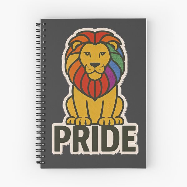 Item preview, Rainbow Pride Lion LGBTQ Equality Inclusion Community Artwork designed and sold by PinUpPizzazz.