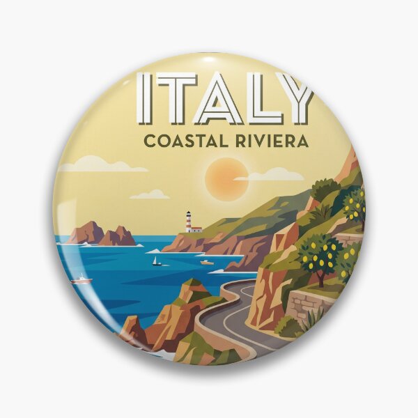 Item preview, Amalfi Coast Italian Convertible Car Vintage Travel Poster designed and sold by RetroRewind Studio.