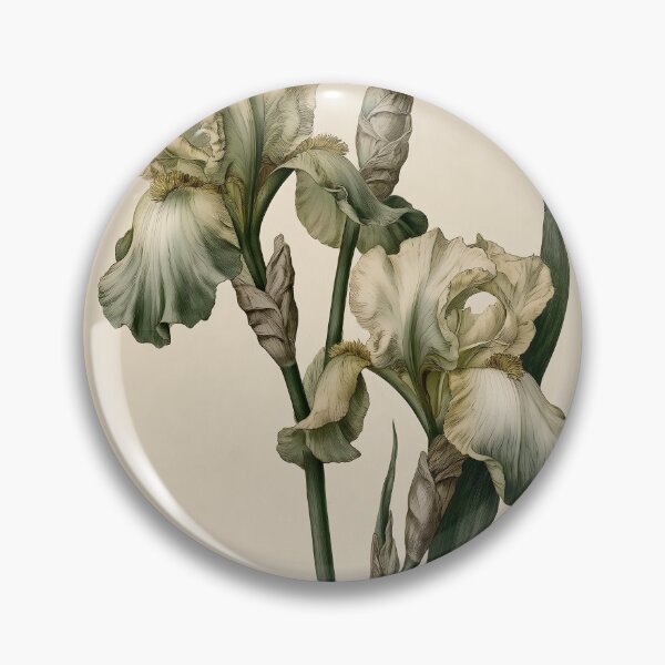 Item preview, Classical Beared Iris Botanical Drawing designed and sold by HortusPress.