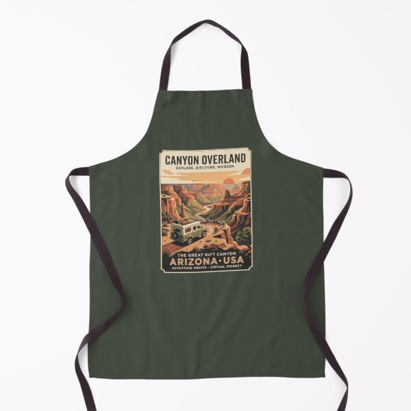 Item preview, Grand Canyon Overland Camper Van Retro Travel Poster designed and sold by RetroRewind Studio.