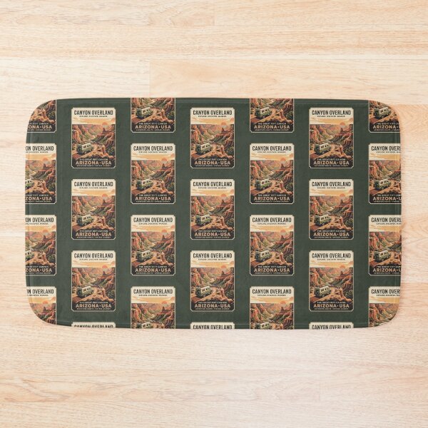Item preview, Grand Canyon Overland Camper Van Retro Travel Poster designed and sold by RetroRewind Studio.