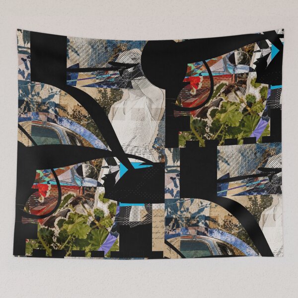 Item preview, Fragments of Memory – Contemporary Urban Collage Art designed and sold by Lifer Art and Design.