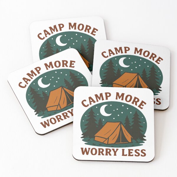 Item preview, Camp More Worry Less designed and sold by meesara.
