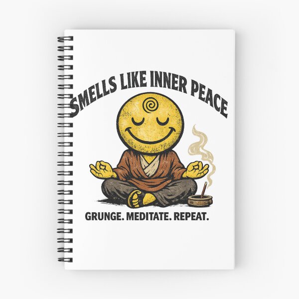 Item preview, Grunge Zen Smiley Inner Peace Meditation designed and sold by Dresut.