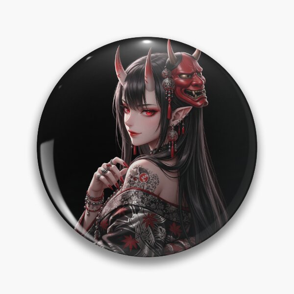 Item preview, Oni Horn Girl (Vol. 3) designed and sold by HexOne.