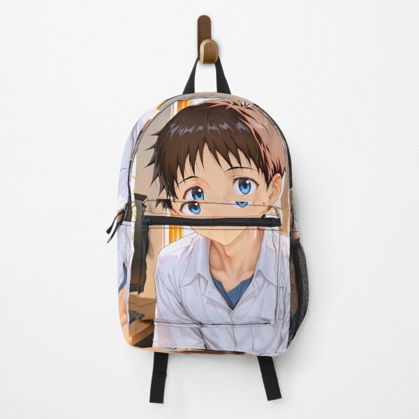 Item preview, Shinji Ikari Neon Genesis Evangelion Soft Indoor Portrait designed and sold by justnickthings.