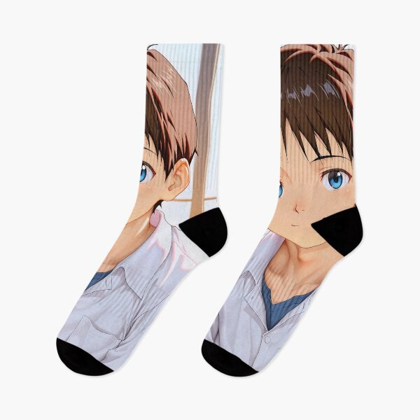 Artikelvorschau, Shinji Ikari Neon Genesis Evangelion Weiches Indoor-Porträt entworfen und verkauft von justnickthings.