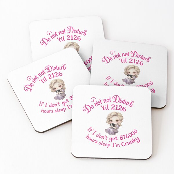 Item preview, If I Dont Get 876000 Hours Of Sleep Im Cranky Blonde Chibi designed and sold by ArtisticDesignsbyLinda.