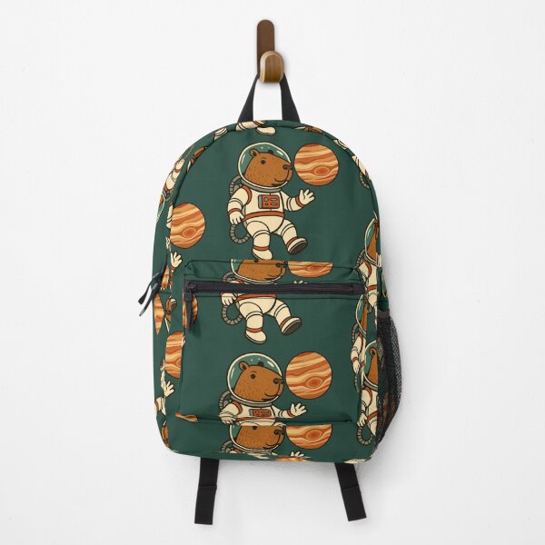 Item preview, Retro Capybara Astronaut Orbiting Jupiter designed and sold by Ghost on Toast.