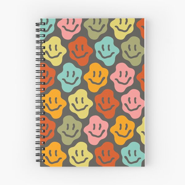 Item preview, Retro Smiley Flower Pattern | Groovy Happy Face Seamless Y2K Design designed and sold by RJACreative.