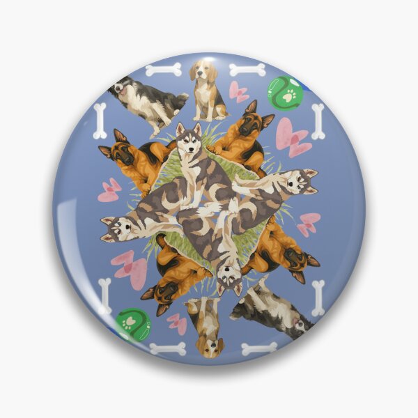 Item preview, Dog Mandala Design designed and sold by Nene Bird Designs.
