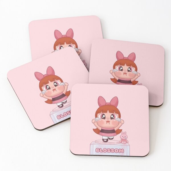 Item preview, blossom powerpuff girl crybaby figurine art designed and sold by MoTaraDesigns.