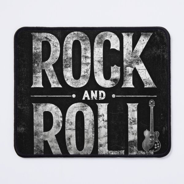 Item preview,  Vintage Rock And Roll Typography Print designed and sold by CosmicRockArt.