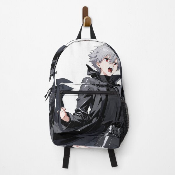 Item preview, Kaworu Nagisa Neon Genesis Evangelion Dark Coat Power Pose designed and sold by justnickthings.