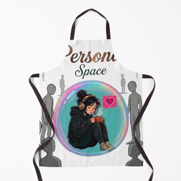 Item preview, Personal Space Introvert Girl in Bubble designed and sold by Northern Glow Art.