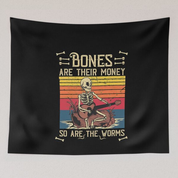 Item preview, Skeleton Guitar Player Retro Sunset designed and sold by Prof4Artist.