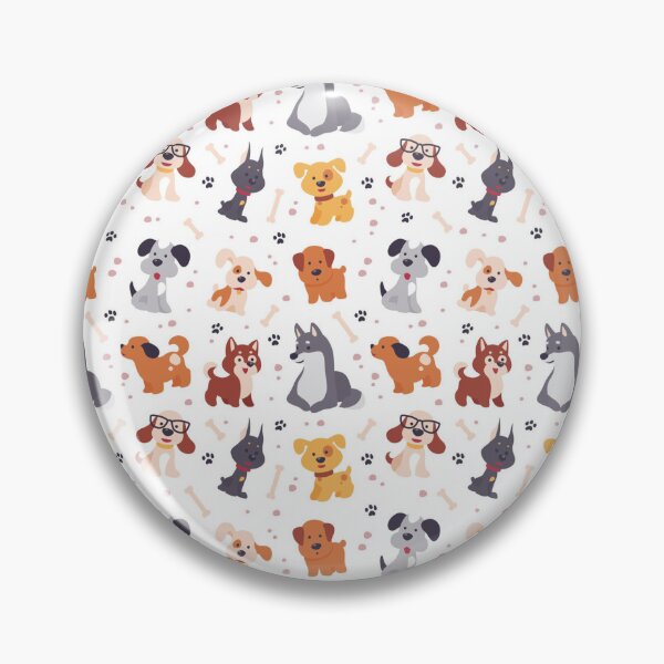 Item preview, Cute Dog Pattern | Adorable Puppy Seamless Design for Dog Lovers designed and sold by RJACreative.