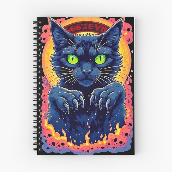 Item preview, Creepy 666 Evil Black Cat Occult Aesthetic  designed and sold by Neer arts.
