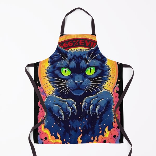 Item preview, Creepy 666 Evil Black Cat Occult Aesthetic  designed and sold by Neer arts.