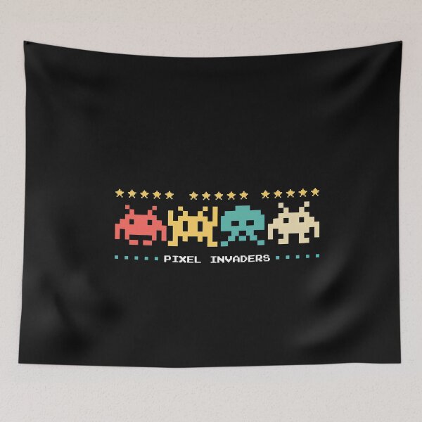Item preview, Retro Pixel Invaders Squad Color Block designed and sold by Prof4Artist.