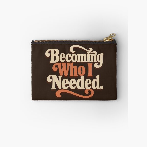 Item preview, Becoming Who I Needed. | Retro Personal Growth Typography designed and sold by Irene Catchmind.