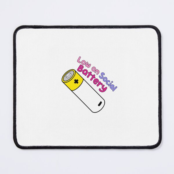 Item preview, Low on social battery  designed and sold by Chronicallyhm.