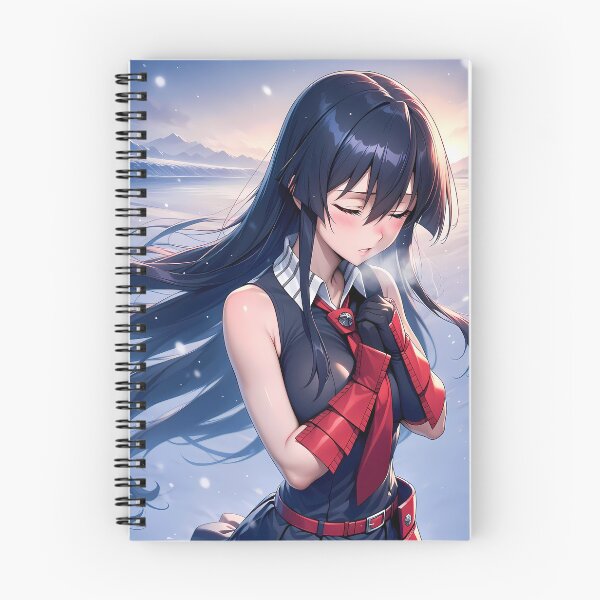 Item preview, Akame Akame Ga Kill Snowy Horizon Quiet Winter Mood designed and sold by justnickthings.