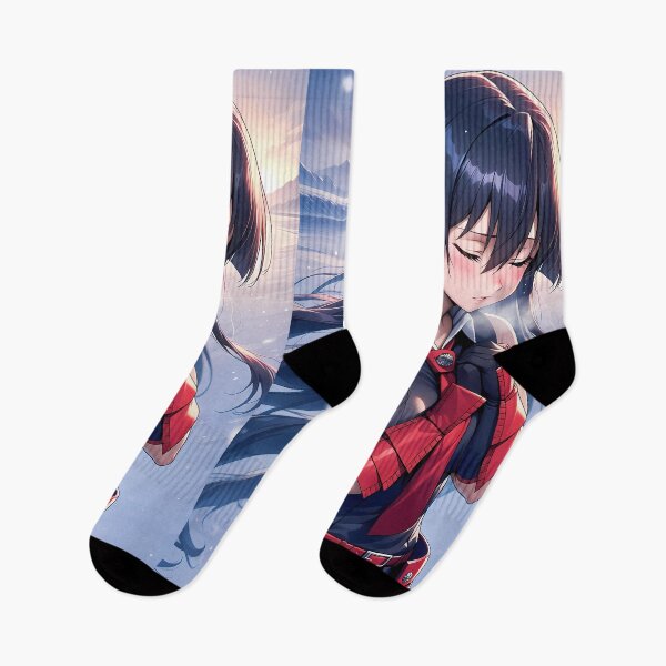 Item preview, Akame Akame Ga Kill Snowy Horizon Quiet Winter Mood designed and sold by justnickthings.