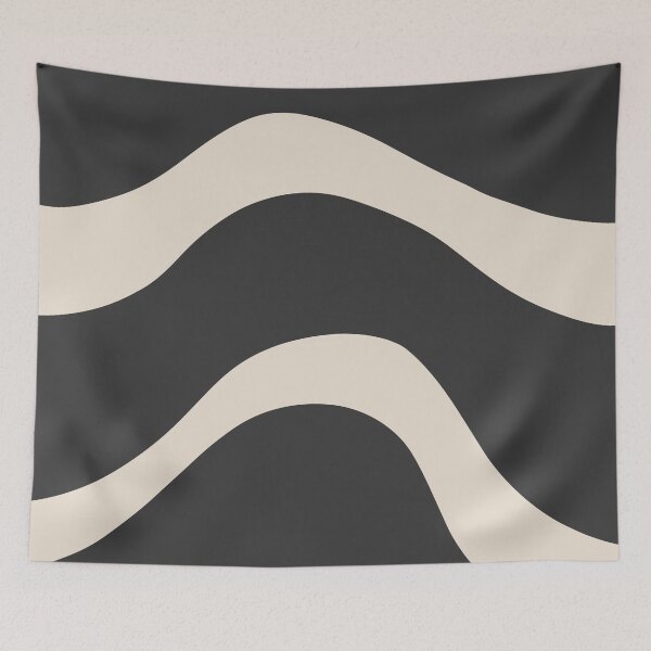 Item preview, Black Beige Modern Abstract Art designed and sold by NicoleYoungStudio.
