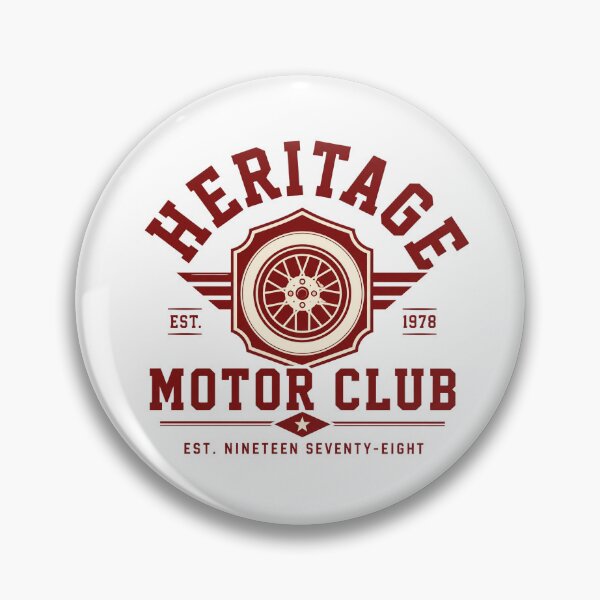 Artikelvorschau, Heritage Motor Club Vintage Emblem entworfen und verkauft von aashcreat.