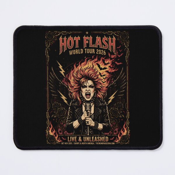Item preview,  Hot Flash World Tour 2026 Gothic Rock | Menopause Diva Concert designed and sold by printedartgoods.