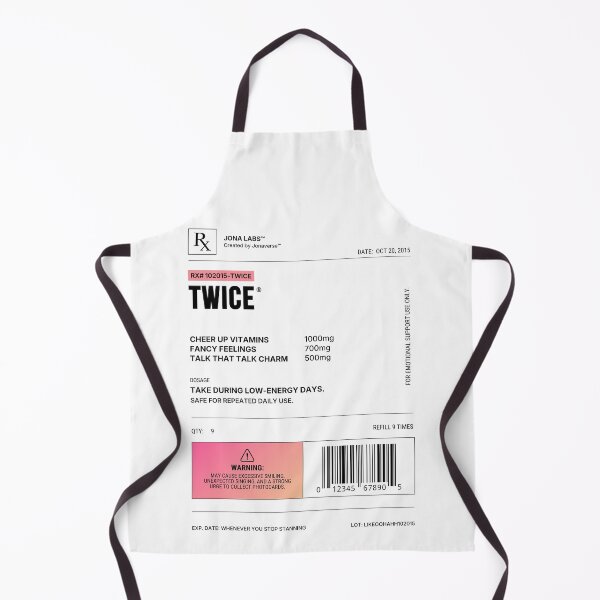 Item preview, TWICE Kpop Prescription Label designed and sold by JONAVERSE.