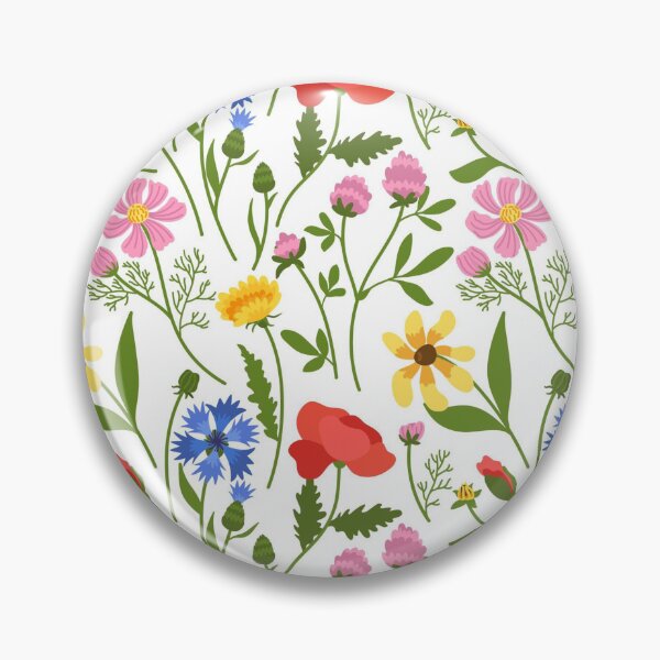 Item preview, Wildflower Meadow Pattern | Colorful Botanical Floral Seamless Design designed and sold by RJACreative.